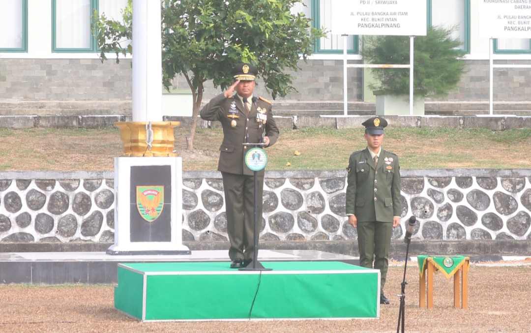 Korem Gaya Gelar Upacara Hari Kesaktian Pancasila Tahun