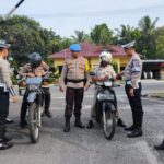 Satlantas Polres Belitung Bersama Propam Lakukan Pemeriksaan Kelengkapan Surat Kendaraan Personel