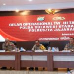 Gelar Operasional Triwulan III Polda Sulut, Bahas Anev Gangguan Kamtibmas hingga Kesiapan Operasi Lilin 2024