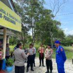 Kapolres Bangka Tinjau Kesiapan Pos Pam Pantai Matras untuk Nataru