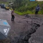 Jalan Rute Sukabumi – Sagaranten Amblas, Pengendara dialihkan