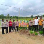 Ketahanan Pangan Polri ; Kapolres Bangka Supervisi Program Ketahanan Pangan di Polsek Jajaran