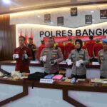 Polres Bangka Ungkap 8 Kasus, Sita 121,77 Gram Sabu dan 4 Butir Ekstasi Dalam Operasi Antik Menumbing 2025