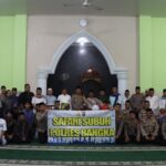 Polres Bangka Gelar Safari Subuh & Jum’at Curhat di Masjid Baitussalam