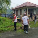 Peduli Lingkungan dan Aset Negara, Pegawai Lapas Narkotika Pangkalpinang Gelar Kerja Bakti