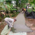Pemdes Hambalang Melaksanakan Betonisasi Jalan Lingkungan Dari DD Tahap I 2025
