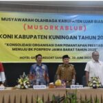 Buka Musorkablub KONI, Bupati Dian ; Semoga Menghasilkan Keputusan Terbaik Bagi Kemajuan Olahraga di Kuningan