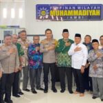 Kapolda Jambi Silaturahmi ke PW Muhammadiyah, Perkuat Sinergi Jaga Kamtibmas dan Moderasi Beragama