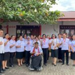 Kepala Dinas pendidikan Minahasa Utara Drs Aldrin Posumah MSI Pantau ANBK di SD Inpres Kolongan