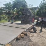 Betonisasi Jalan Lingkungan Desa Mampir Tingkatkan Akses dan Kenyamanan Warga