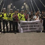 Personel Ditlantas Polda Babel Gelar Patroli KRYD Antisipasi Balap Liar dan Kriminalitas