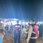 Polres Belitung Jaga Kondusifitas Malam Bazar Raya 3 UMKM 2025