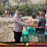 Banjir Bandang di Desa Mekarrahayu, Polisi Tunjukkan Empati